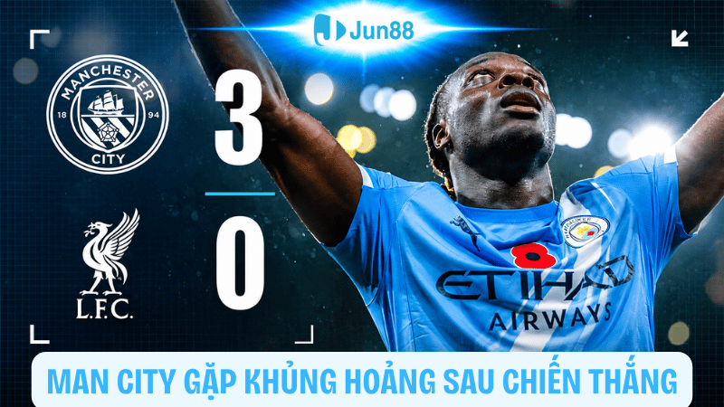 Man City thắng Liverpool 3-0